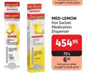 Med-Lemon Hot Sachet Medication Dispenser-72's