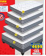 Sleepmasters 92cm Single Bed Set