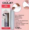 Dquip 5 In 1 Electronic Manicure & Pedicure Set 6 Piece-Per Set