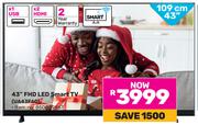 Samsung 43" (109cm) FHD LED Smart TV UA43F60