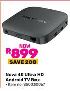 Nova 4K Ultra HD Android TV Box 850030067
