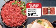 Extra Lean Beef Mince 2 x 500g-Per Kg