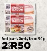 Food Lover's Streaky Bacon-For 2 x 200g