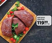Bulk Ostrich Steak Packs-Per Kg