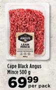 Cape Black Angus Mince-500g Per Pack