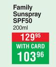 Sun Lab Family Sunspray SPF50-200ml