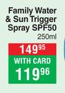 Sun Lab Family Water & Sun Trigger Spray SPF50-250ml