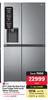 LG 617L Side By Side Frost Free Fridge With Ice & Water Dispenser GC-L257SLXL