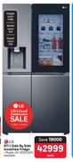 LG 611L Side By Side Insta View Fridge GC-X257CQFS