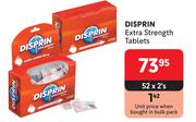 0Disprin Extra Strength Tablets-52 x 2's