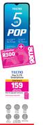 Tecno Pop 5 LTE Smartphone-On Red Flexi 130