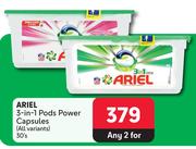 Ariel 3 In 1 Pods Power Capsules (All Variants)-For Any 2 x 30's