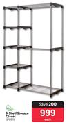The Laundry House 5 Shelf Storage Closet-Each