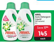 Ariel Auto Detergent Liquid (All Variants)-2L Each