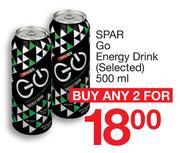 Spar Go Energy Drink-2 x 500ml