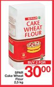 Spar Cake Wheat Flour-2 x 2.5Kg