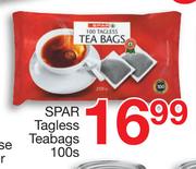 Spar Tagless Teabags-100s