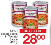 Spar Baked Beans In Tomato Sauce-3 x 410g