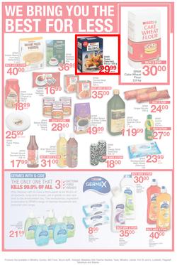 SUPER SPAR Eastern Cape : Value We're Proud To Put Our Name On (22 Oct - 3 Nov 2019). Only Available at Selected Stores in the Eastern Cape. Excluding Mthatha, page 4