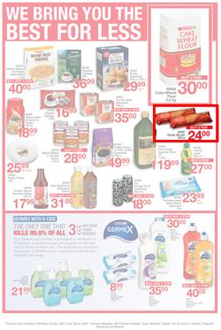 SUPER SPAR Eastern Cape : Value We're Proud To Put Our Name On (22 Oct - 3 Nov 2019). Only Available at Selected Stores in the Eastern Cape. Excluding Mthatha, page 4