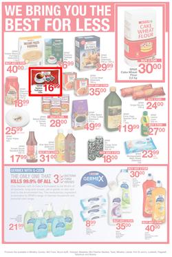 SUPER SPAR Eastern Cape : Value We're Proud To Put Our Name On (22 Oct - 3 Nov 2019). Only Available at Selected Stores in the Eastern Cape. Excluding Mthatha, page 4