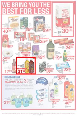 SUPER SPAR Eastern Cape : Value We're Proud To Put Our Name On (22 Oct - 3 Nov 2019). Only Available at Selected Stores in the Eastern Cape. Excluding Mthatha, page 4