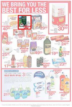 SUPER SPAR Eastern Cape : Value We're Proud To Put Our Name On (22 Oct - 3 Nov 2019). Only Available at Selected Stores in the Eastern Cape. Excluding Mthatha, page 4