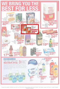SUPER SPAR Eastern Cape : Value We're Proud To Put Our Name On (22 Oct - 3 Nov 2019). Only Available at Selected Stores in the Eastern Cape. Excluding Mthatha, page 4