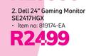 Dell 24" Gaming Monitor SE2417HGX
