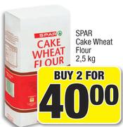 Spar Cake Wheat Flour-For 2 x 2.5Kg