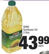 Spar Sunflower Oil-2Ltr