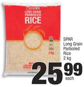 Spar Long Grain Parboiled Rice-2kg