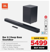 JBL Bar 2.1 Deep Bass Soundbar