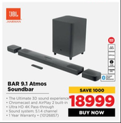 JBL Bar 9.1 Atmos Soundbar