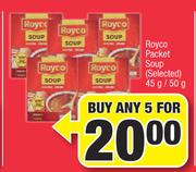 Royco Packet Soup (Selected)-For Any 5 x 45g/50g