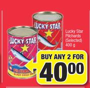 Lucky Star Pilchards (Selected)-For Any 2 x 400g