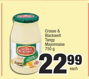Crosse & Blackwell Tangy Mayonnaise-750g Each