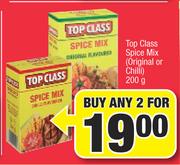 Top Class Spice Mix(Original Or Chili)-For Any 2 x 200g