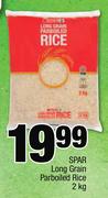 Spar Long Grain Parboiled Rice-2Kg