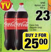 Coca Coola(Regular Only)-2 x 1.5Ltr