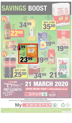 KWIK SPAR EASTERN CAPE : January Budge Booster (21 Jan - 2 Feb 2020), page 4