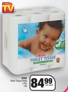 Spar Toilet Tissue Rolls 2 Ply-18's Per Pack
