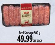Beef Sausage-500g Per Pack