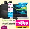 Acer  14"(35cm) Aspire Lite Core i3 Laptop Plus Backpack And Mouse