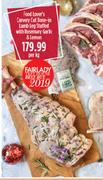 Food Lover's Carvery Cut Bone In Lamb Leg Stuffed With Rosemary Garlic & Lemon-Per Kg