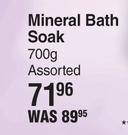 Good Stuff The Spaaah Collection Mineral Bath Soak Assorted-700g