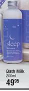 Nature's Edition Sleep Bath Milk-200ml