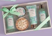 Nature's Nourishment Sweetpea & Sagemint Revitalising Bath Gift Set 5 Piece-Per Set