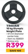 Trojan 10Kg Olympic Weight Plate