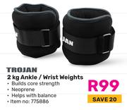 Trojan 2Kg Ankle/Wrist Weights